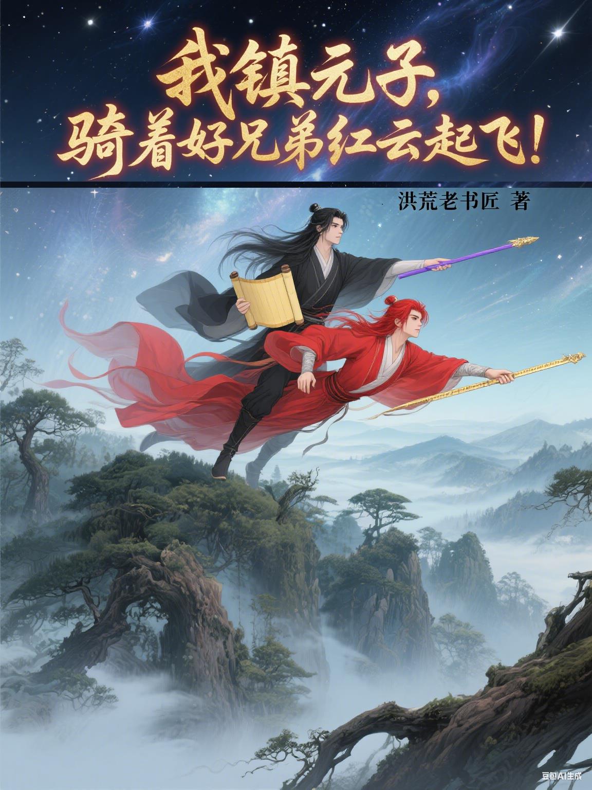 我镇元子,骑着好兄弟红云起飞!